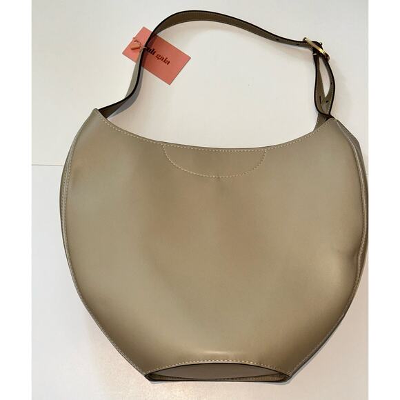 Cult Gaia Odette Leather Tote ~ Mushroom - Picture 6 of 6